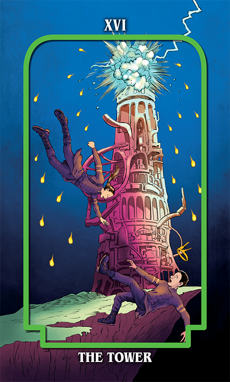 Choose Your Own Adventure Tarot Deck Card The Tower